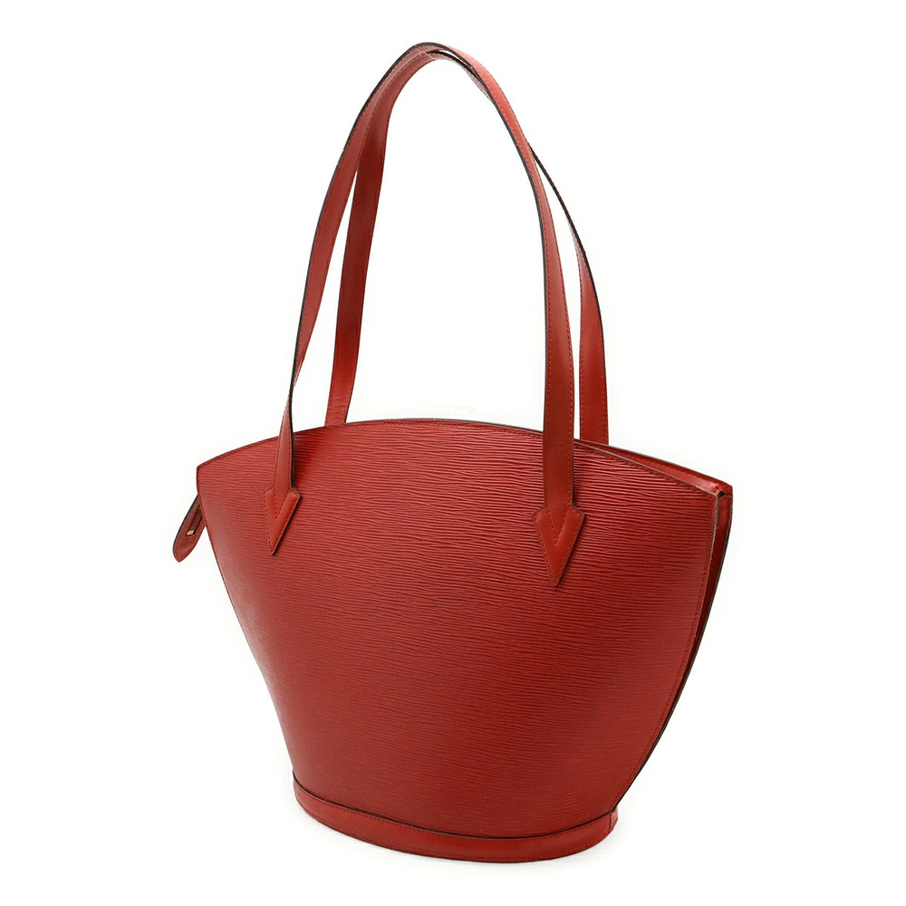 Louis Vuitton Castilian Tote Red Shoulder Saint Epi Bag Jacques Shopping